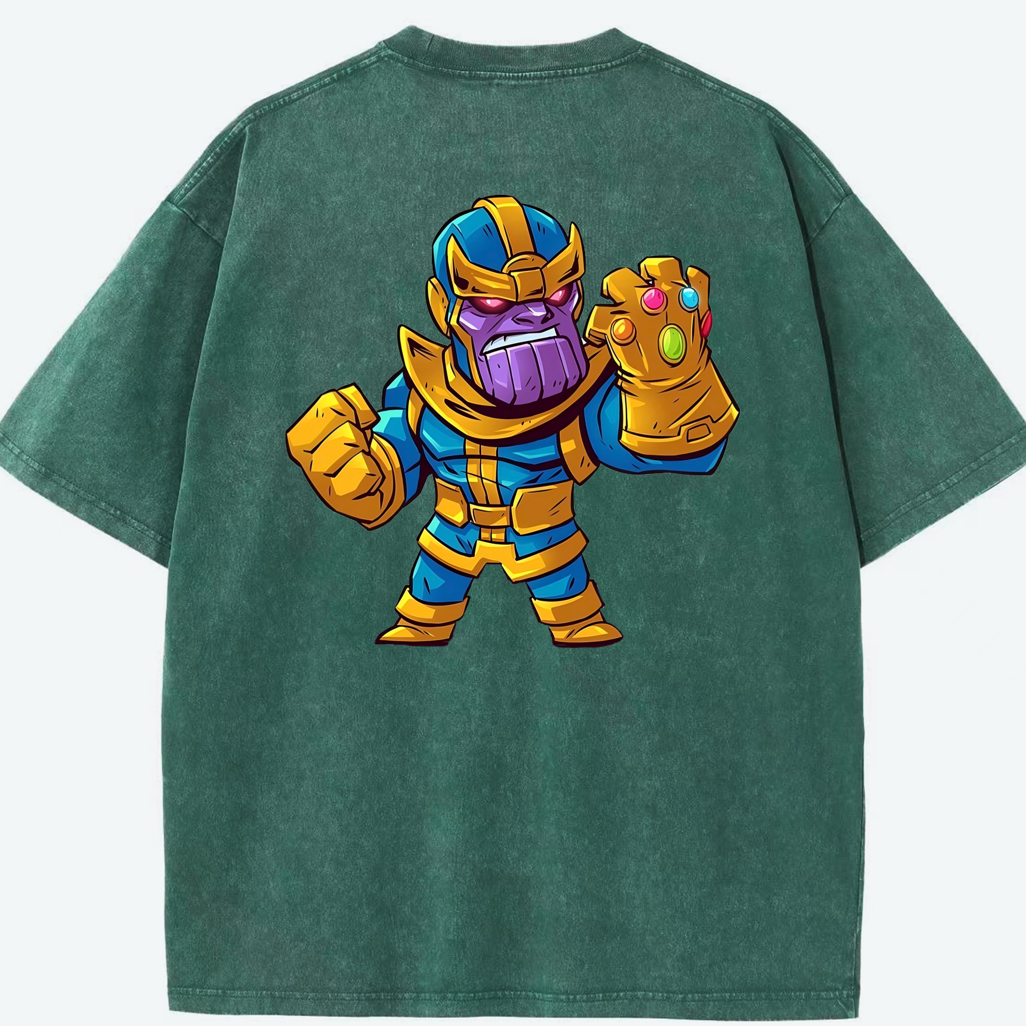 （画像用） アベンジャーズ The Avengers 綿100% ヴィンテージ風 半袖Tシャツ（背面プリント）